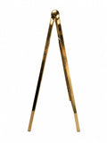 Brass Caution Wet Floor Sign - A Frame