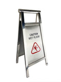 Stainless steel wet floor sign A shape caution sign commercial use
A frame wet floor sign stainless steel foldable floor caution sign
Durable stainless steel caution wet floor sign for facilities
Metal wet floor sign A frame design for janitorial safety
Premium stainless steel wet floor caution sign foldable